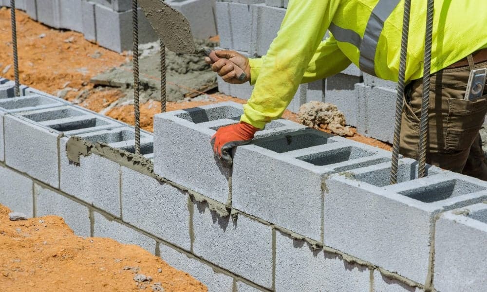 construction site with a masonry repair service from Always Home Repair.
