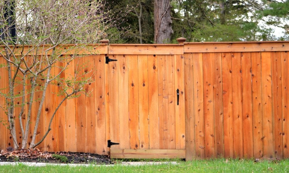 wooden fence