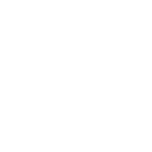 A white line-art envelope icon inside a circular border on a black background, used to indicate email contact information or newsletter signups.